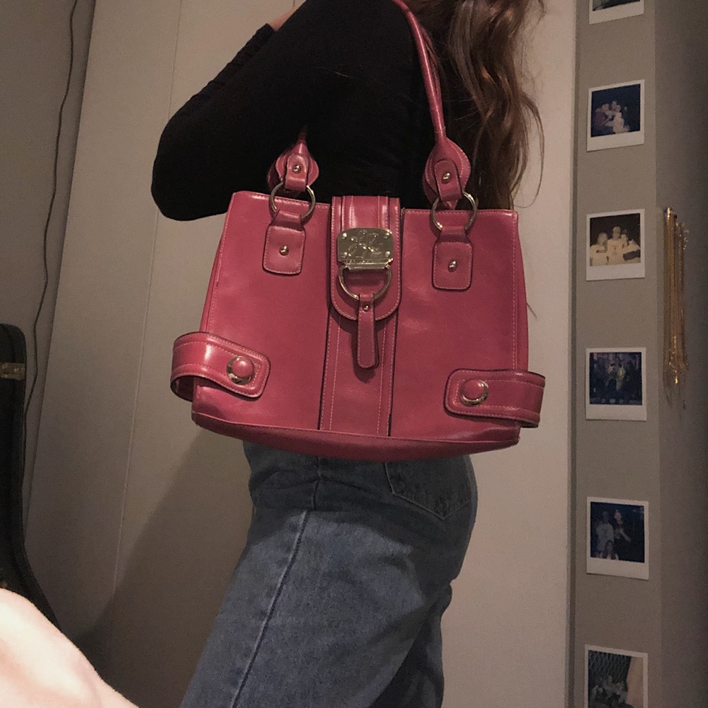 pink LR purse